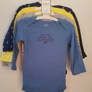 4 Piece Baby Bodysuit